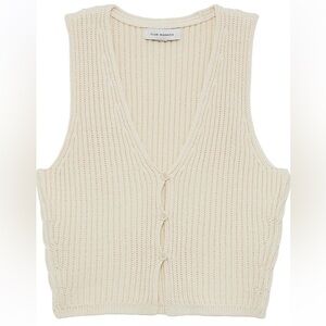 Club Monaco Ivory Knit Vest